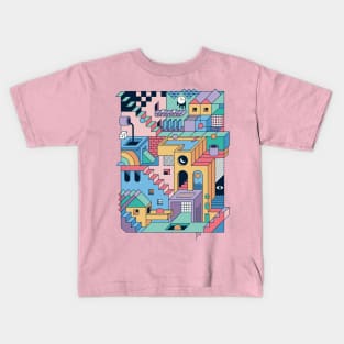 80s Escher Kids T-Shirt